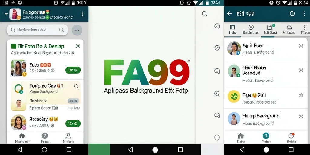 Tampilan antarmuka sederhana FA99 untuk Hapus Background.