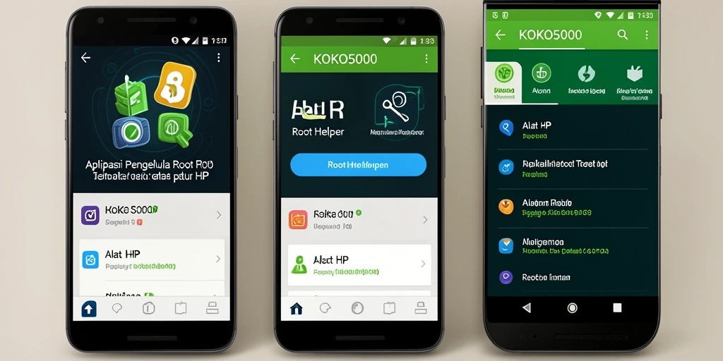 Tampilan antarmuka KOKO5000 yang sederhana dan fungsional.