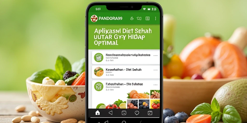 Antarmuka PANDORA99 yang menarik dan fungsional untuk Diet Sehat.