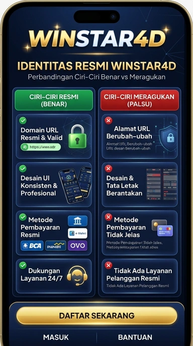 Tampilan kanal resmi winstar4d